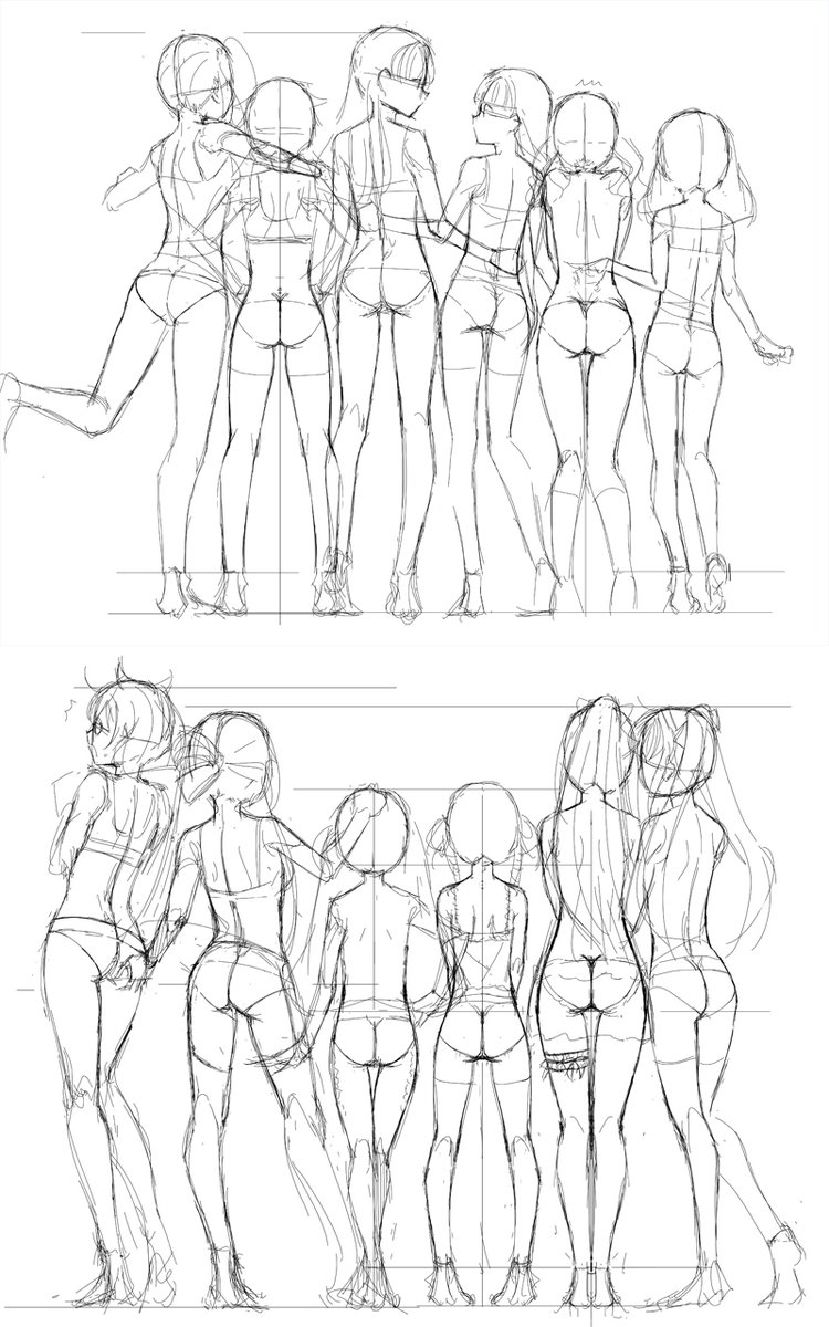 なんか再掲でTL汚してる気がして申し訳ないから一日一回にしときますね。
お尻レコード1(2020/5)・2(2020/6)です。ずっとこういうの描きたくて。塗りもグラデ使ってがんばってみたけど思ったのとちょっと違っちゃった。
楽しかったけど最後(天音姉妹)は飽きてましたw