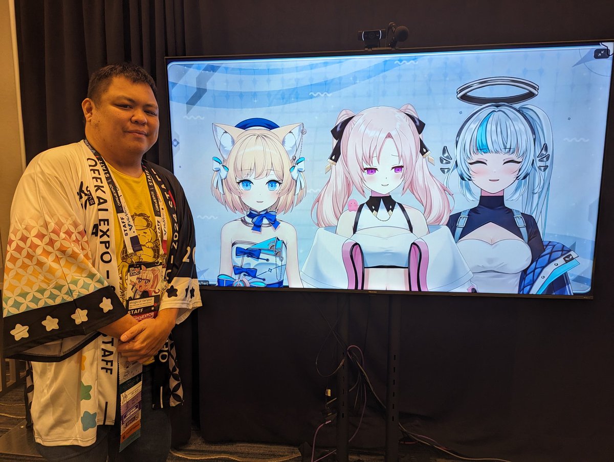 Magical_Senpai's tweet photo. @AoiTokimori @RitaKamishiro @IkuHoshifuri it was awesome to have a meet and greet with you three at @OffKaiExpo ! https://t.co/dA5gt2bXno