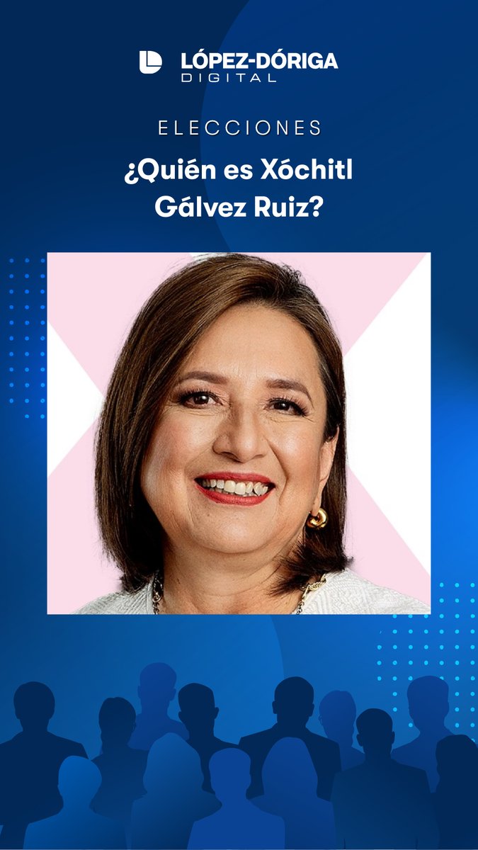 lopezdoriga's tweet photo. Xóchitl Gálvez es la candidata a la Presidencia de la República por la coalición Fuerza y Corazón por México, compuesta por el PRI, PAN y PRD

https://t.co/8xiBIxV96h https://t.co/IE1h7pE2Aq