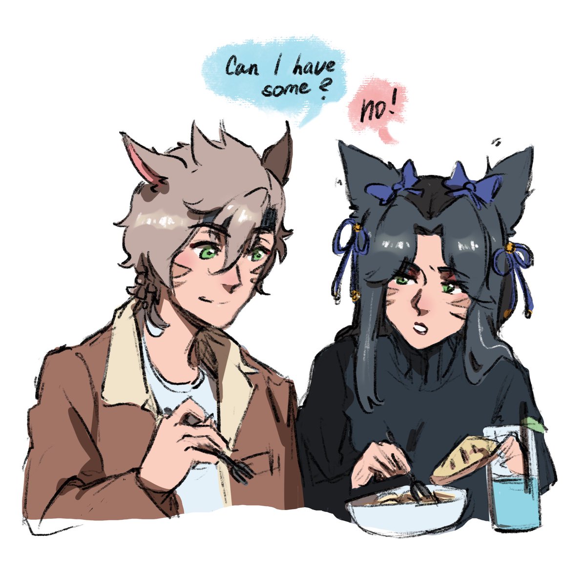 _kidshiro's tweet photo. Girl Fwend things #ffxiv #ffxivonline #ffxivmiqote https://t.co/ty9RvkvIAn