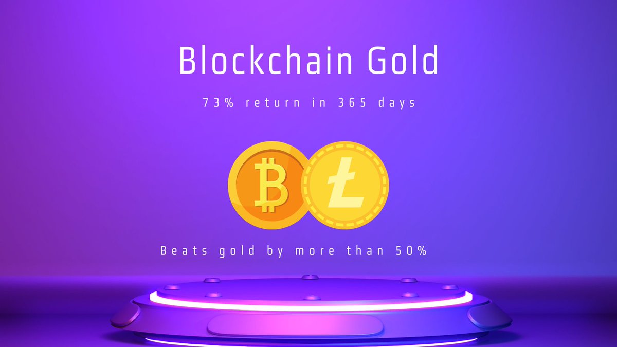 TaleWallet's tweet photo. Impressed by gold's 20% return in the last 365 days ? Hold your breath! Our "Blockchain Gold" crypto basket crushed it with a 73% gain in the same period. 🚀 Diversify with store-of-value coins like BTC and LTC. Secure your hedge against inflation with "Blockchain Gold"!

Checkout our Basket 🧺: https://t.co/QpdzKuSCXd

💰 #CryptoInvestment #Bitcoin #Litecoin #BlockchainGold #InflationHedge