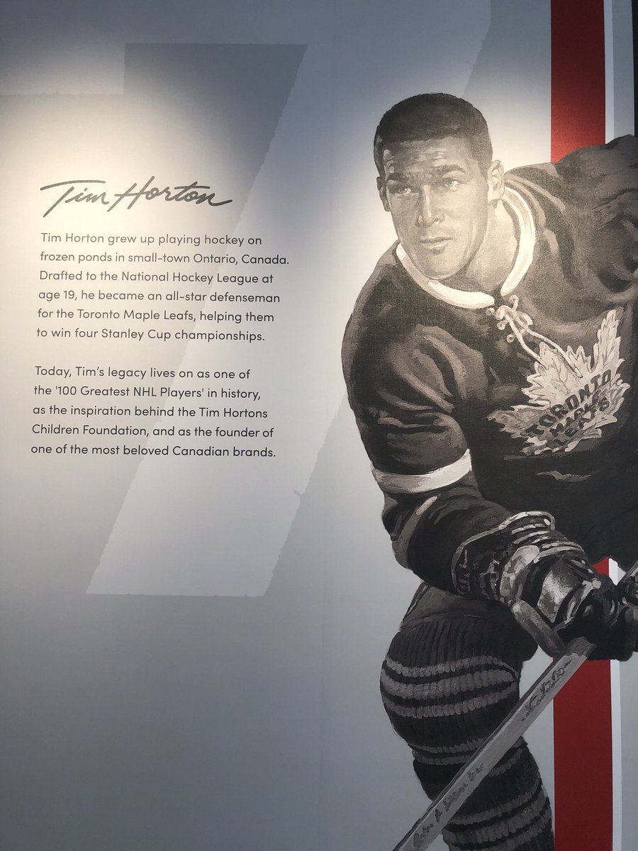 aubferg's tweet photo. Probably does not matter to most current-day patrons of Tim Hortons restaurants and especially Tim Hortons marketing team but Horton was not “drafted” into the NHL. The first draft was in 1963, well after he was well-established with the Maple Leafs.
Details do matter @TimHortons https://t.co/kx9tWhIlJN