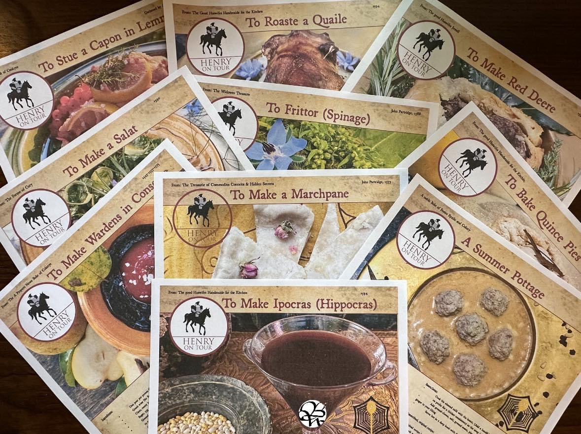 Brigitte Webster (@tudorfoodrecipe) on Twitter photo Eat like #HenryVIII & #AnneBoleyn did at <a href="/WHorsleyPlace/">West Horsley Place</a> in 1533 but in the comfort of your own castle with these #authentic #Tudor #recipes, researched and put together by me. Grab them at <a href="/HenryVIIIonTour/">Henry on Tour</a> Exeter events or West Horsley Place this June-July. Eat like #HenryVIII & #AnneBoleyn did at <a href="/WHorsleyPlace/">West Horsley Place</a> in 1533 but in the comfort of your own castle with these #authentic #Tudor #recipes, researched and put together by me. Grab them at <a href="/HenryVIIIonTour/">Henry on Tour</a> Exeter events or West Horsley Place this June-July.
