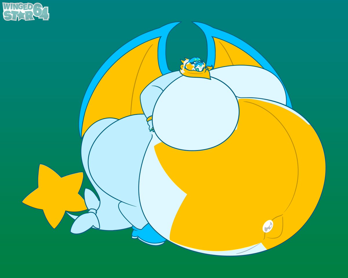 WingedStar64's tweet photo. Preggy Mama Wingedzard~✨💙 https://t.co/8Clp6FLosa