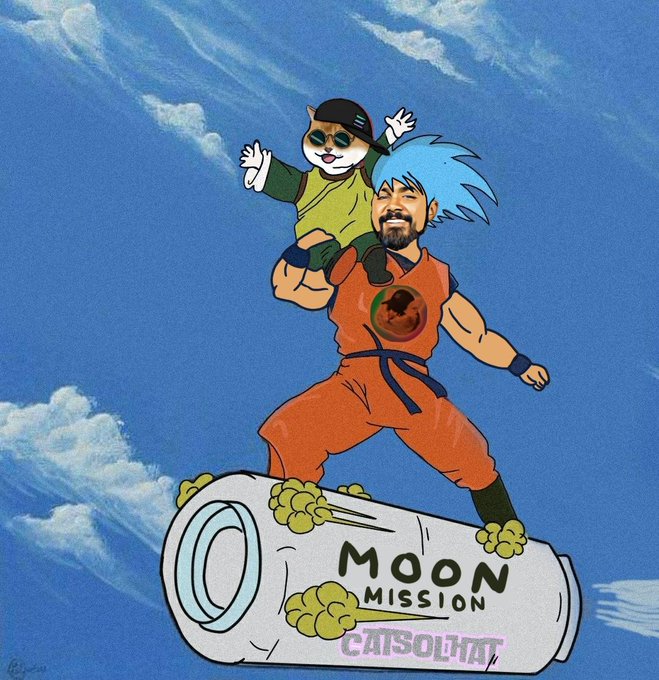 catsolhat's tweet photo. The Moon Mission is just getting started! 🚀🌕 #CatSolHat $SOLCAT https://t.co/0ph5WK0DiN