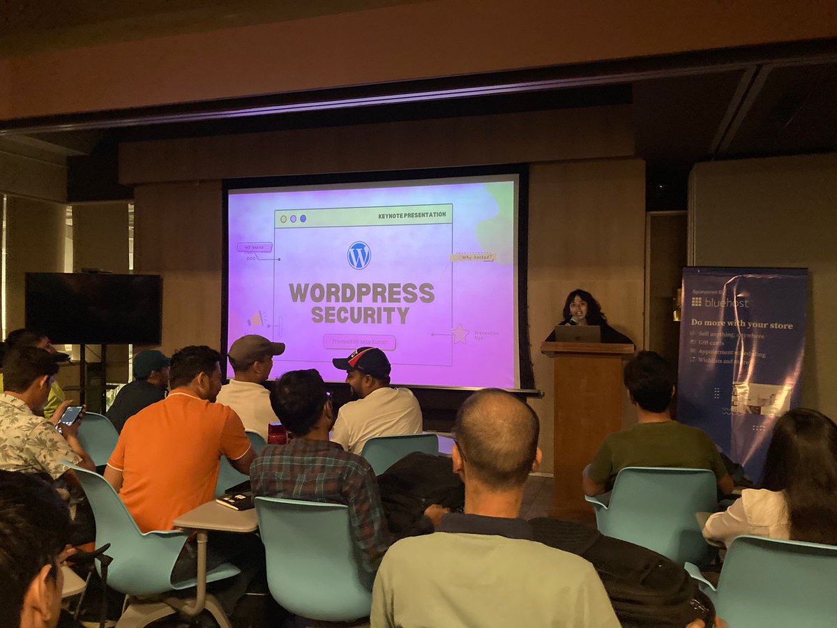 wordcampdelhi's tweet photo. Celebrating 21 incredible years of WordPress! Here's to empowering creators and building beautiful websites together.

Special thanks to @bluehost for being an amazing partner on this journey.

#WPDelhi #WP21 https://t.co/9Mp0e9b95m