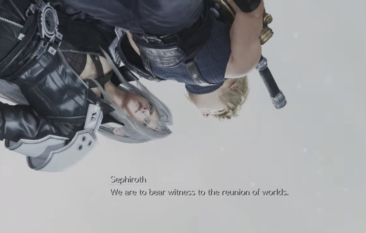 Nsns732's tweet photo. The connection between the universe and human life. 「死にゆく宇宙」を願っている => Sephiroth  &amp;「生まれる宇宙」を背浸っている => Cloud. It's true that Sefikura combined creates Supernova... . Origin of life... https://t.co/i4Q2ocO3oo