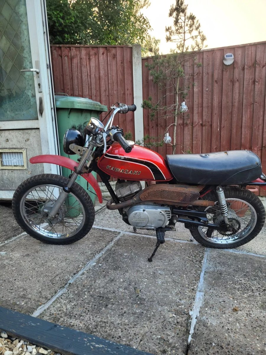 BarnFindsUK's tweet photo. Ad: Kawasaki MC1/KM90 project
On eBay here -->> https://t.co/fyzRWFMpRc
#KawasakiProject #MotorcycleRestoration #ClassicMotorcycle #BikeProject #MotorcycleBuild #KawasakiRestoration https://t.co/yZZdUZanUk