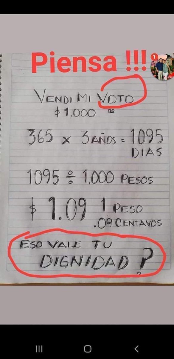 Mexicano vende voto.
Esto vales ?
Esto vale tu familia?
Aun estas a tiempo,  piénsalo, tu vales mucho más, México vale tanto como tu. 
Vota bien.
#XochitlGálvezPresidenta24