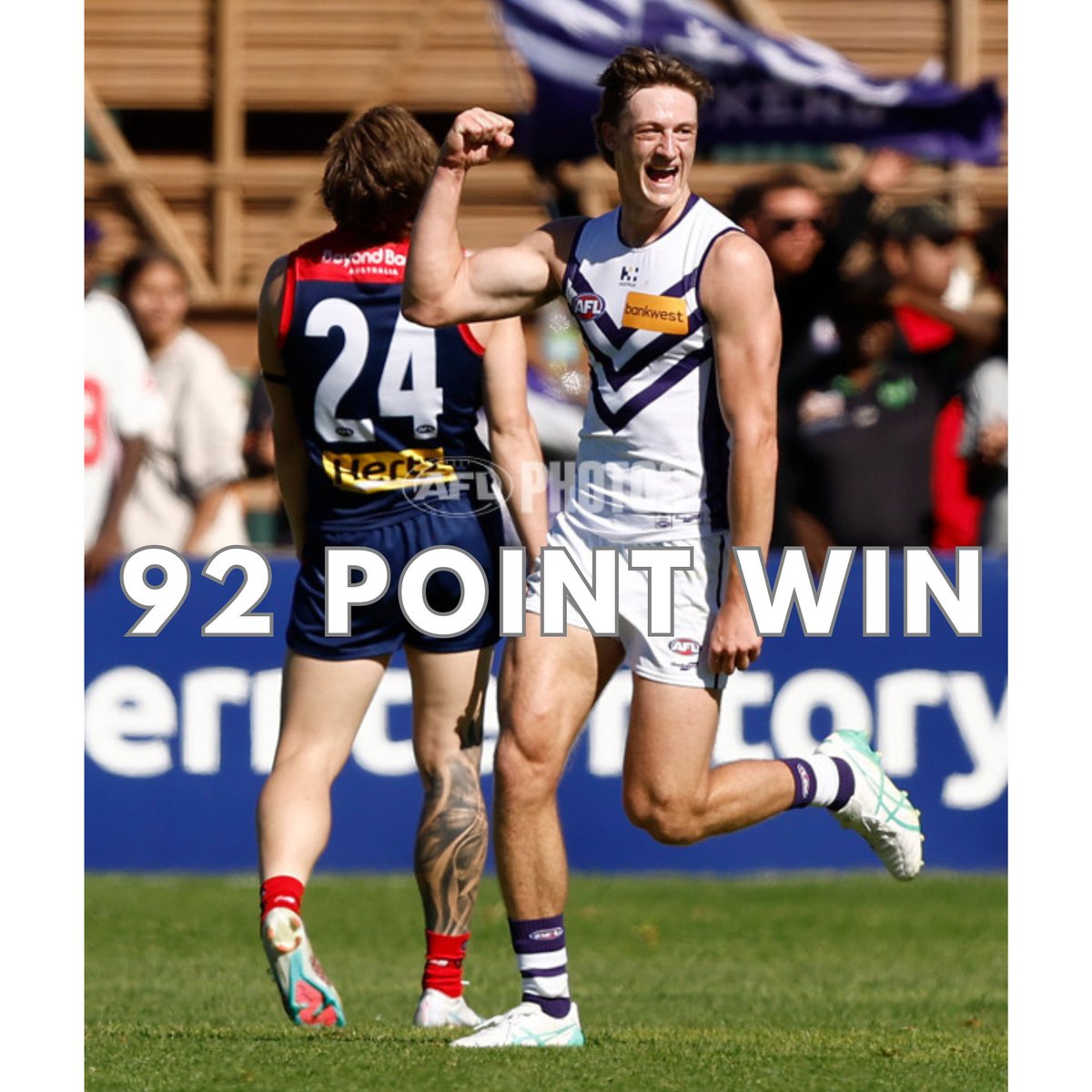 freopics_'s tweet photo. 92 point win over the Dees. 💪
We were on top all game, except the first 5 or so mins in the first quarter.
That was a domination. Loved it #letsfuckingo #top08 #foreverfreo https://t.co/v4fb23mVnV