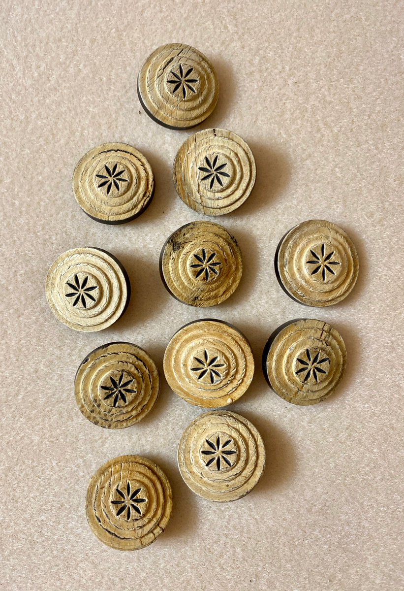 BySupply1's tweet image. 11 Vintage 23mm round Decorative 2 tone wood buttons Metal Shanks Lot of 11 by BySupply. tuppu.net/12b2598b #bysupply #Etsy #SewingButtons