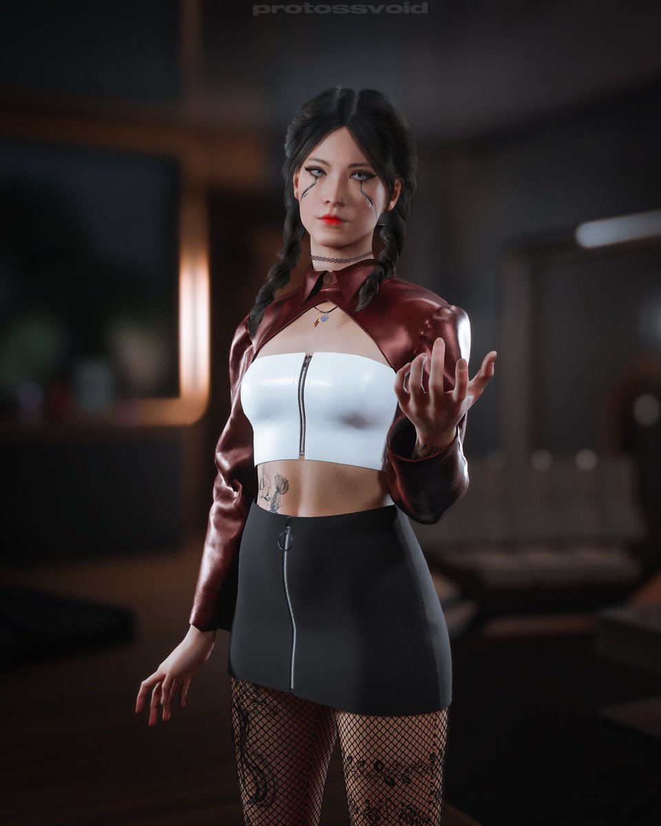 protossvoid_'s tweet image. Goth Skirt outfit by Mayo!

#cyberpunk #nightcity #cyberpunk2077 #cyberpunkaesthetic #cyberpunk2077photomode #cyberpunkart #photomode #gaming #virtualphotography #phamtomliberty