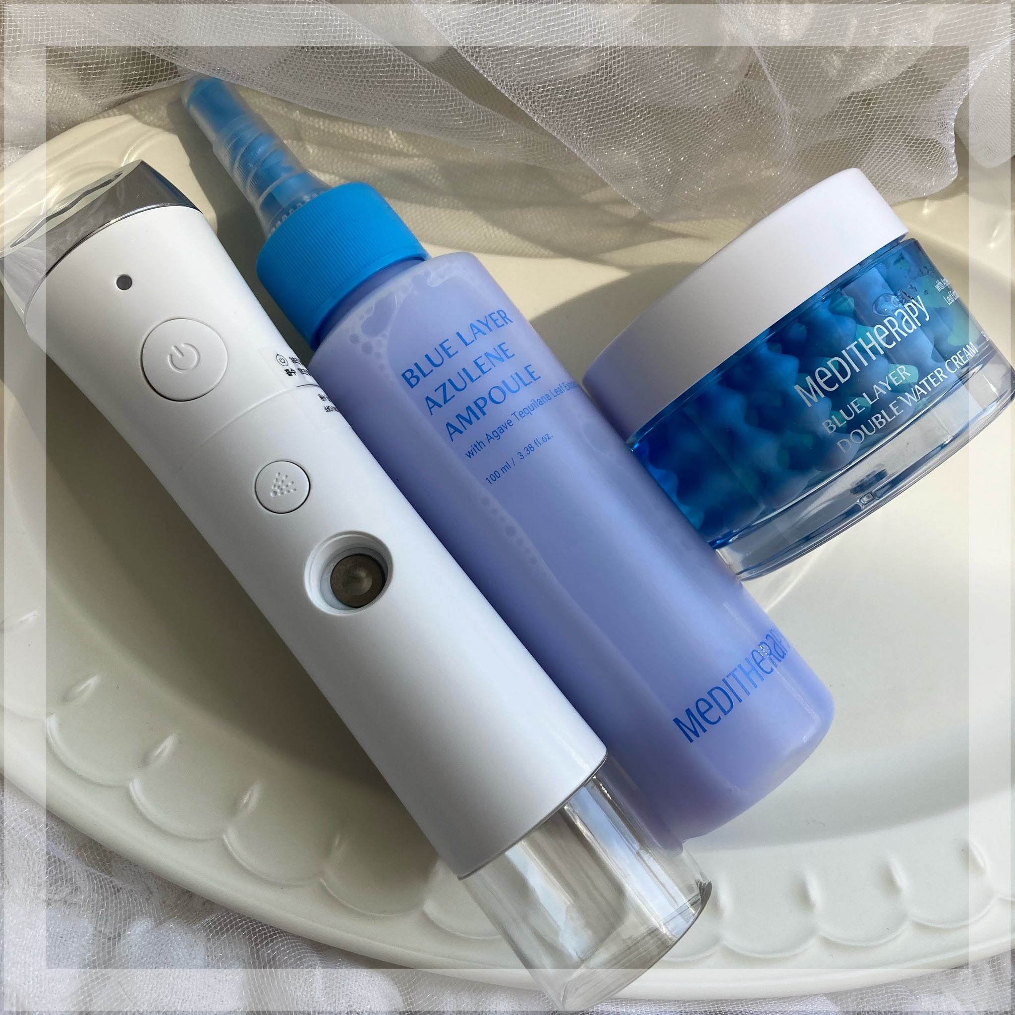 MEDITHERAPY BLUE LAYER 美顔器 クリーム マスク
