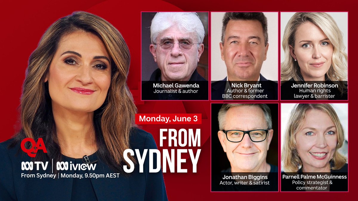 Join us for #QandA on Monday night @ABCTV with @PatsKarvelas Submit a question: abc.net.au/qanda/ask-a-qu…  If in Sydney - register to join the audience: ab.co/3H99kMH