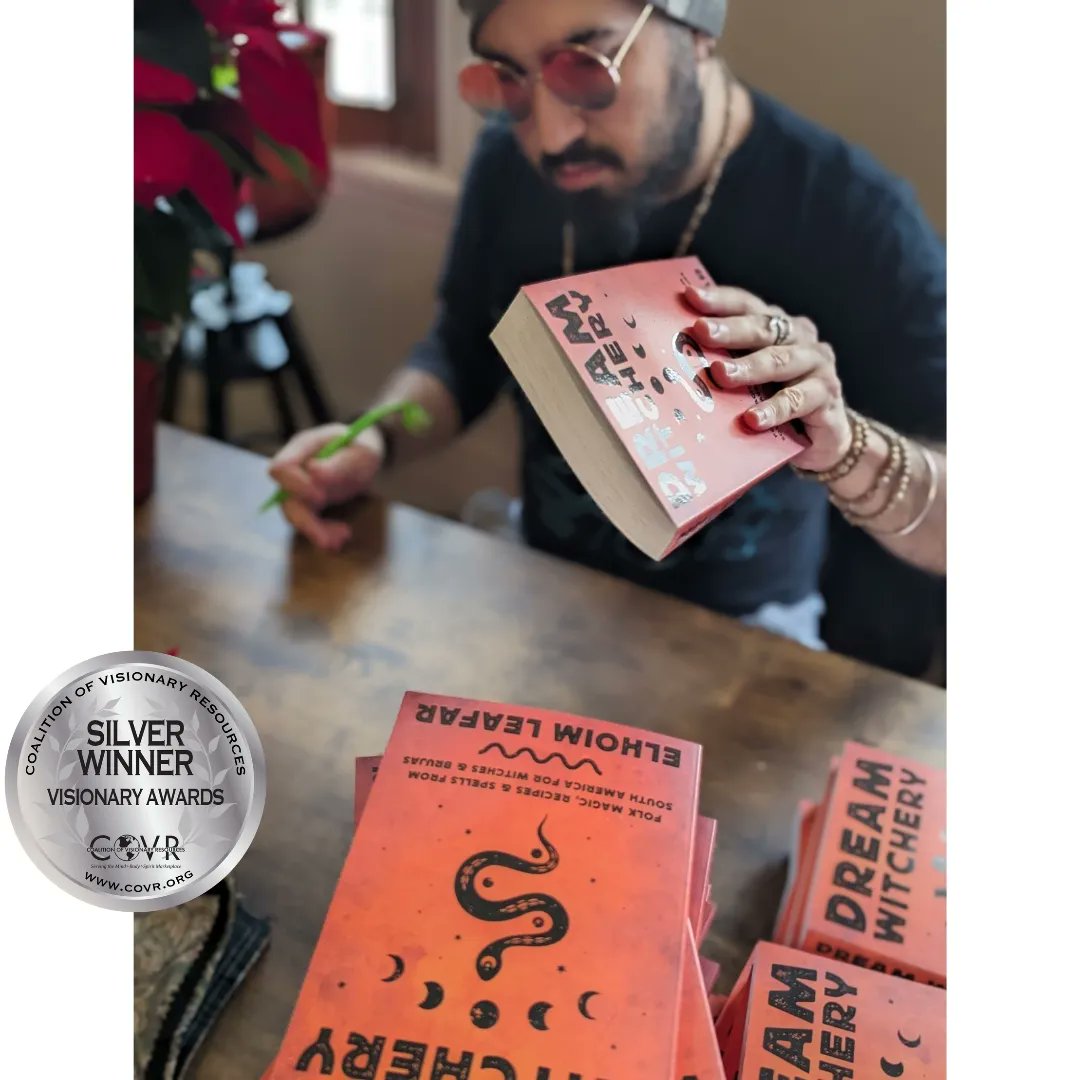 ElhoimLeafar's tweet photo. Thank You @LlewellynBooks @heathergreene01 & @covrorg x This!
Thanks to @davidagnino for illustrating my book. Just as THANKS to EVERY author, designer, writer, and store owner supporting DREAM WITCHERY π§‘
#QueerWitch #GayWitch #ImmigrantWitch #Immigrants https://t.co/Q6PLaiPLXj