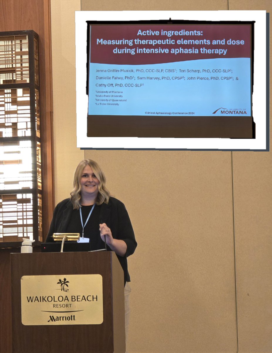 Clinical Aphasiology Conference tweet media