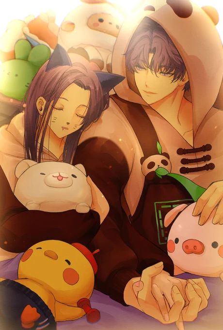 紗雪さん(yukisayakawa)が描いてくれた小説すきすぎたのでその後な妄想ぉぉぉ(◜◡◝) ホムはスタメン以外の子達にも全部オリジナルの名前つけてますね? ほいでユウちゃん(you94073103)の娘ちゃまの主ちゃんにモデルのご協力いただき申しました