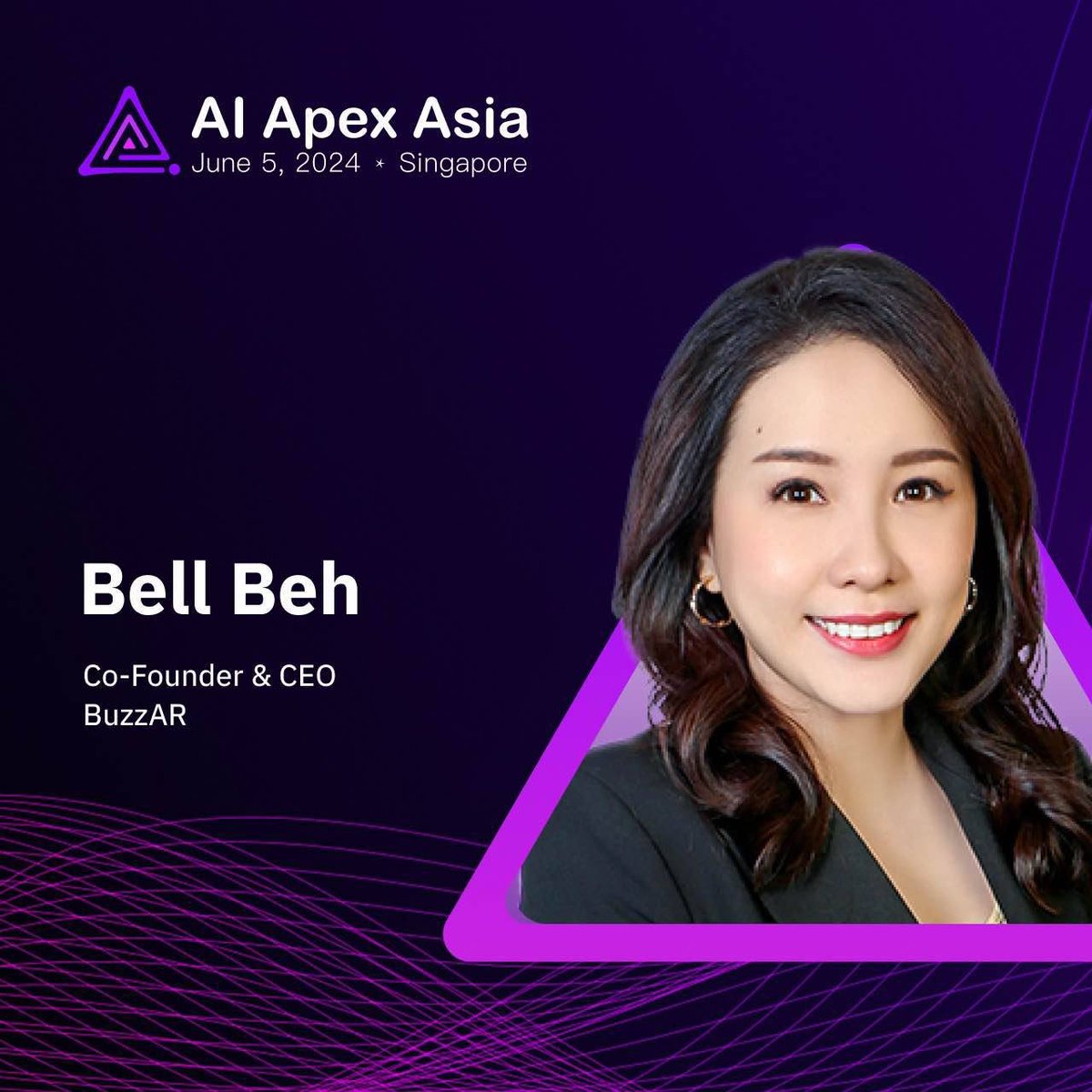 AIApexAsia's tweet photo. Introducing our host & moderator for #AIApexAsia on 5 June - Bell Beh, CEO of @BuzzAR30
https://t.co/u85X9Sg4W4

Bell blends entrepreneurship with empowering women in tech & fostering open dialogues. At BuzzAR, she harnesses cutting-edge #AI to craft immersive, personalized experiences at scale. BAE, Buzz Aggregator Engine, is working closely with the tourism governments, destinations to integrate its booking engine and payment solution to seamlessly serve the tourists between the APAC and the MENA regions.

Beyond entrepreneurship, Bell has a wealth of experience moderating discussions, bridging perspectives & driving innovation in the tech community.

Join Bell & other energetic founders in Singapore as we explore the future of AI innovation & its impact across Asia!