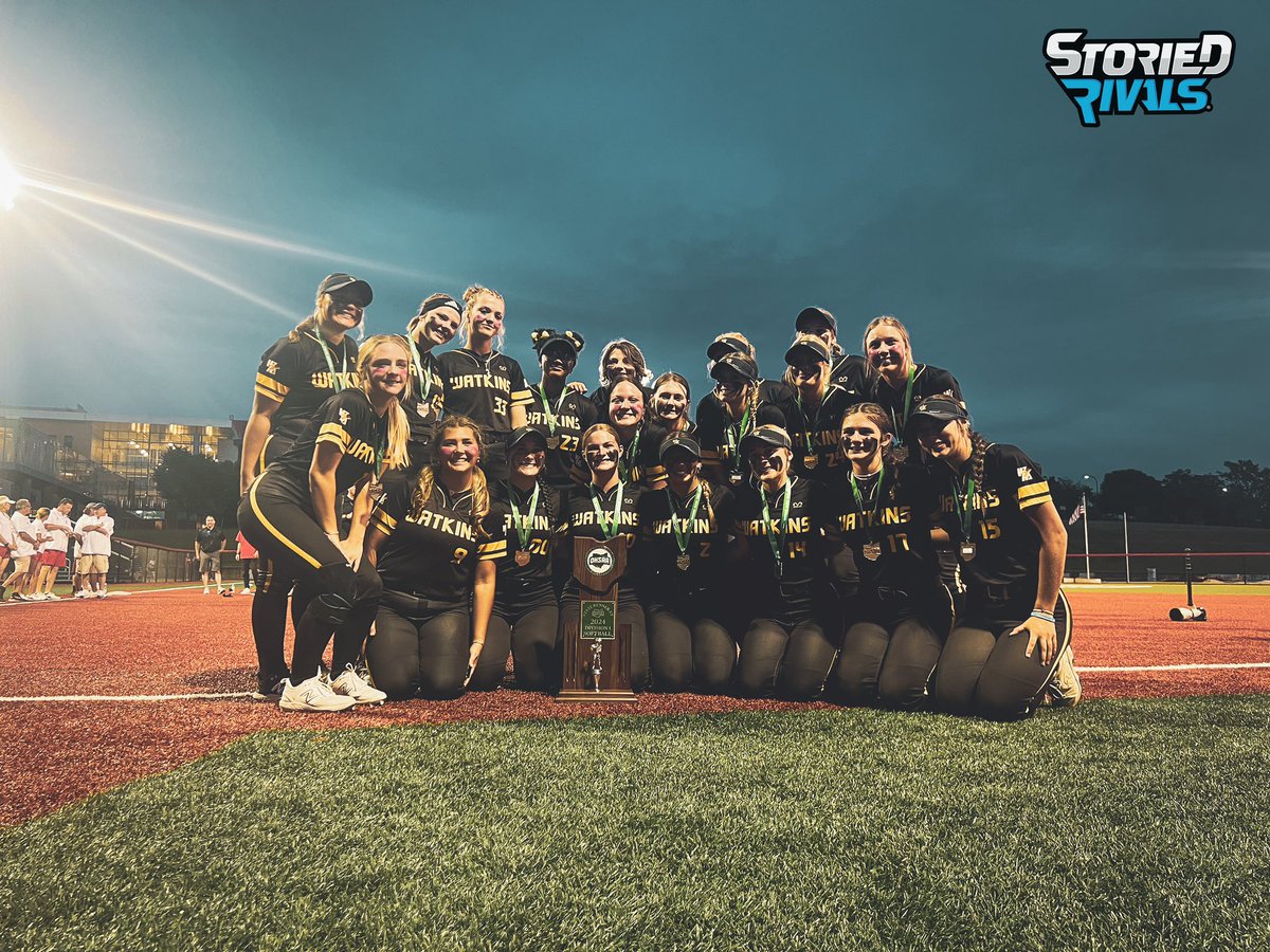 Only the 2nd D1 team to ever make 4 straight State Final Fours.

Incredible run yet again from <a href="/SoftballWatkins/">Watkins Softball</a> who end their season as D1 State Runner-Up.