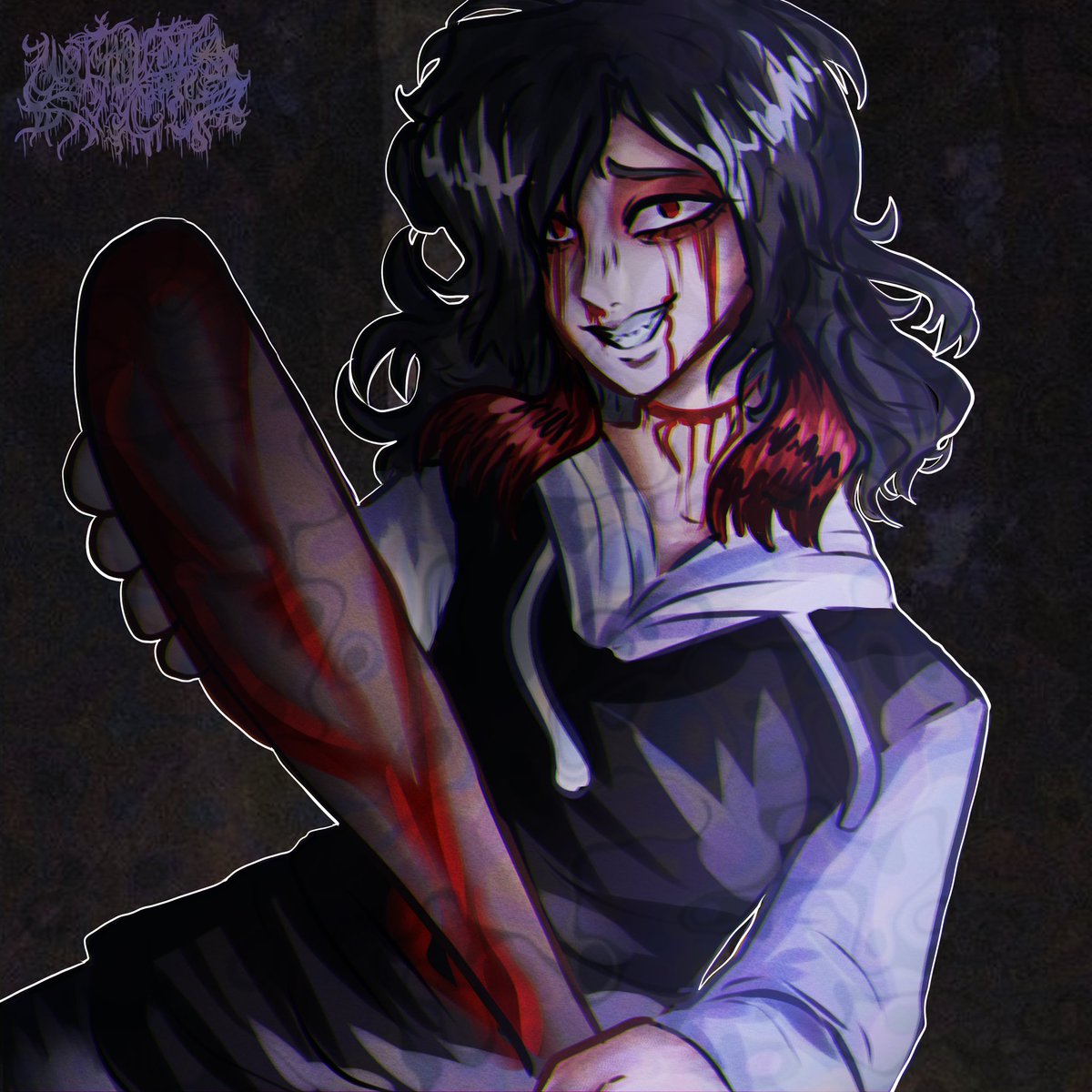 mothreia's tweet photo. I’m alive I think 
#myoc #oc  #sketching #drawing #smallartistsupport #smallartist #illustration #digitalart #digital #digitalillustration #art #artist #creepypastaoc #gore #blood #goreart #horror #red #creepy #ps2horror #horrorart #horrorartist #creepypasta #creepypastaartist https://t.co/mYoDFgWt2l