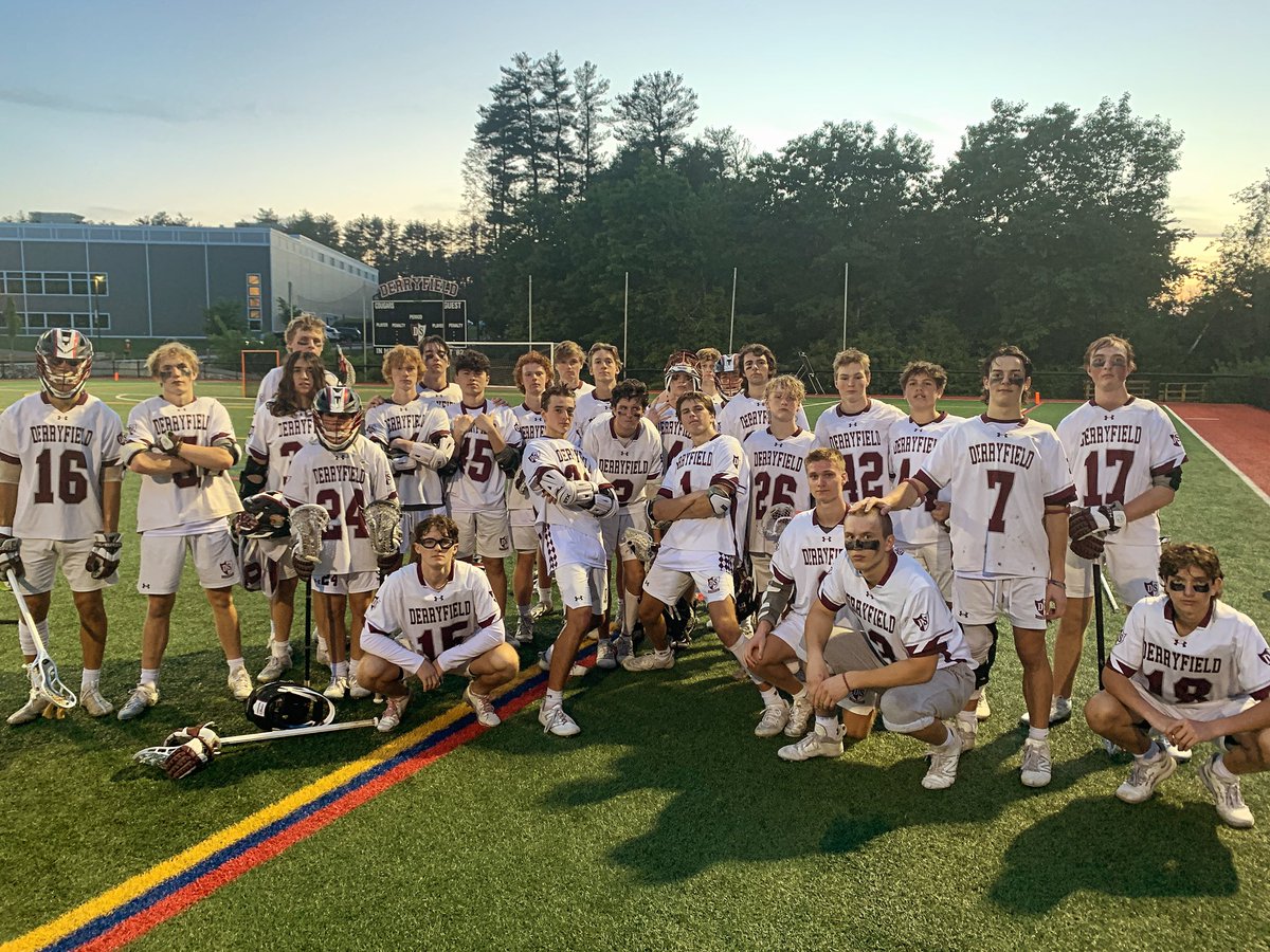 DSBoysLax's tweet photo. Derryfield lacrosse ๐ฅ improves to 16-2 and advances on the #InterstateToEight to Wednesdays semifinal with a 15-2 win over the Oyster River Bobcats ๐ #ProudOfOurPastPrimedForTheFuture #STELLOS https://t.co/CvLmVfBo64