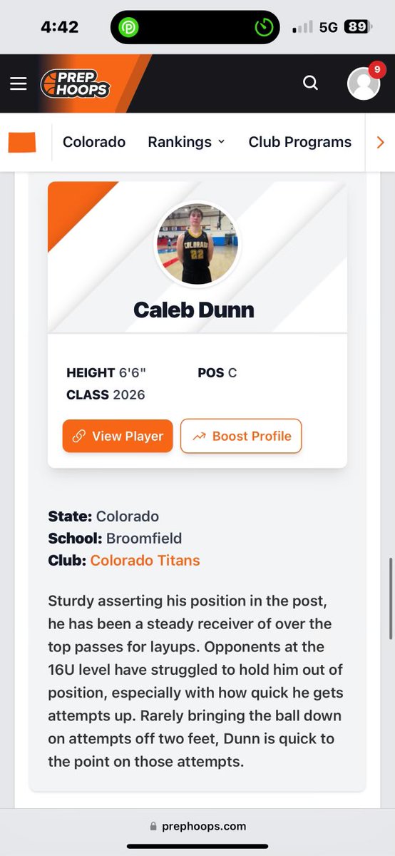 CalebDunn2026 (@calebdunn2026) on Twitter photo 