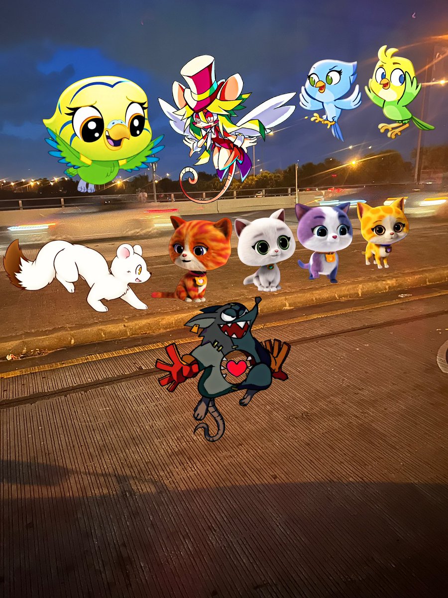 KoppaShiren's tweet photo. The SuperKitties and everyone in the road #SuperKitties #superkittiessupurrcharged #スーパーキティ #Shiren #shirenthewanderer #シレン #風来のシレン #Powerbirds #lpsawoo #lpsawooo #littlestpetshopaworldofourown #madratdead #マッドラットデッド #DisneyJunior #ディズニージュニア #UniversalKids