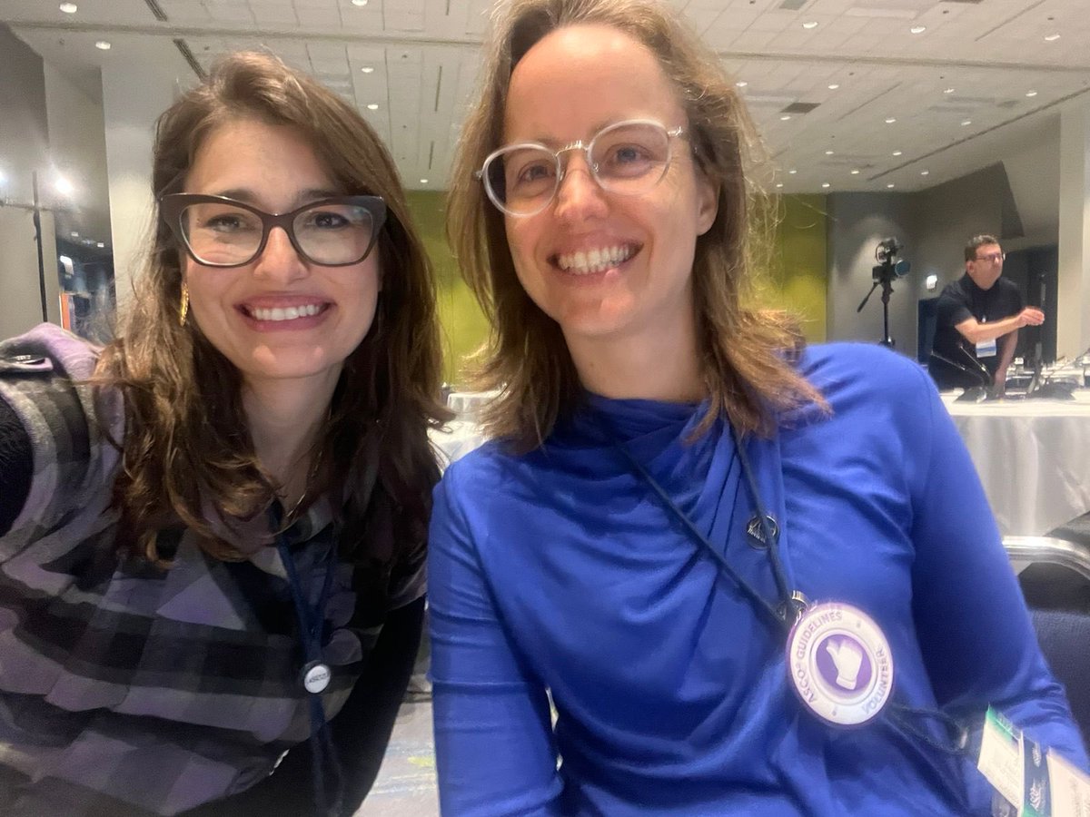 crisbergerot's tweet photo. It's fortuitous to have @SarahAnanda in our group—a great visionary in palliative care! #ASCO24 #PallCare https://t.co/Spj26eEYk4