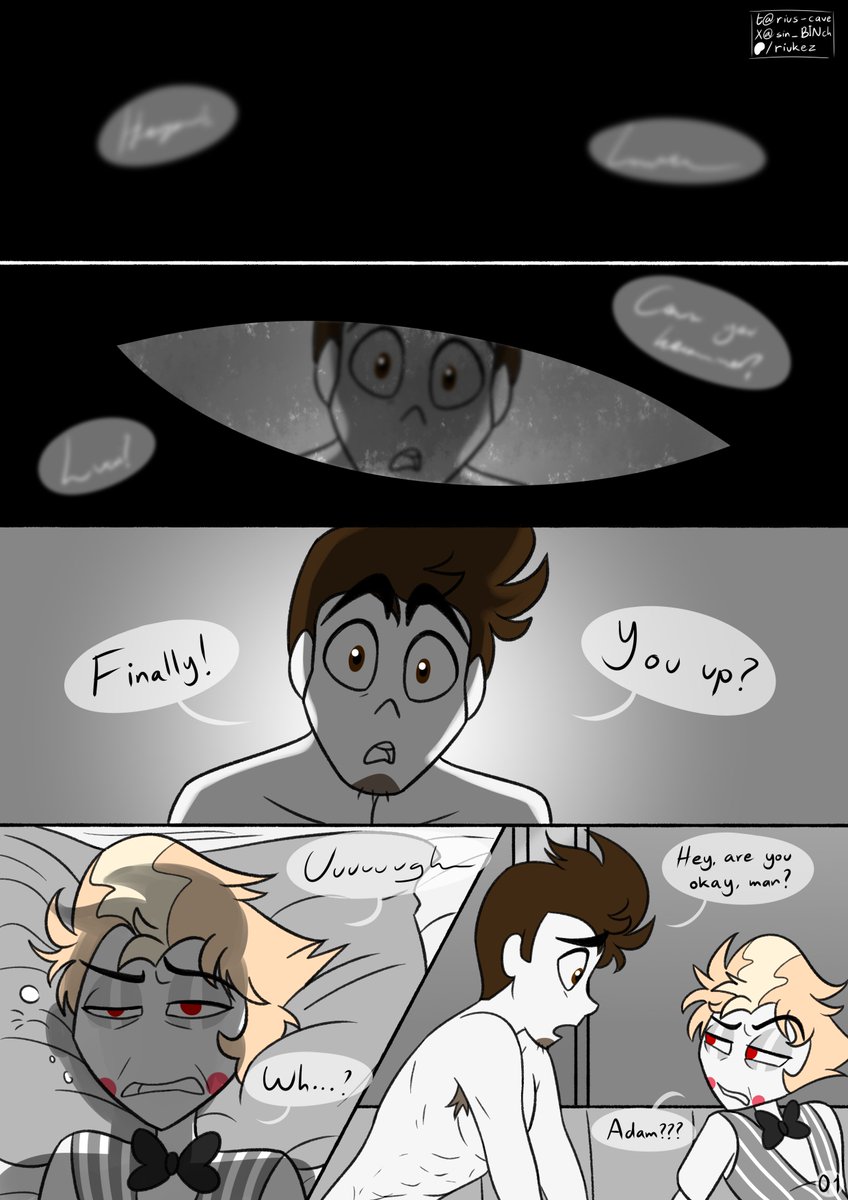 sin_BINch's tweet image. Stuck to Our Past 1/??
Wakey Wakey
#HazbinHotel #HazbinHotelLucifer #HazbinHotelAdam #adamsapple