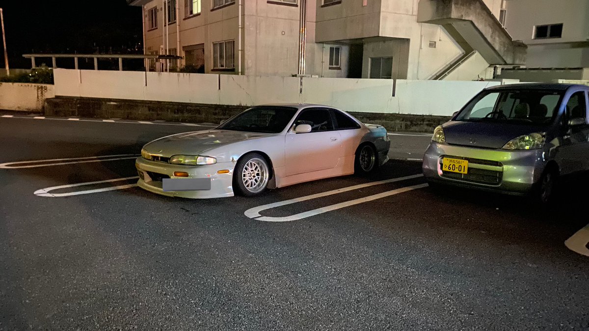 Taiga3702's tweet photo. 一昨日、シルビア14前期納車されました。
naだけど、コイツでドリフト練習します
界隈の方々よろしくお願いします🙇
#シルビア　#s14 https://t.co/HjW7U12MDI