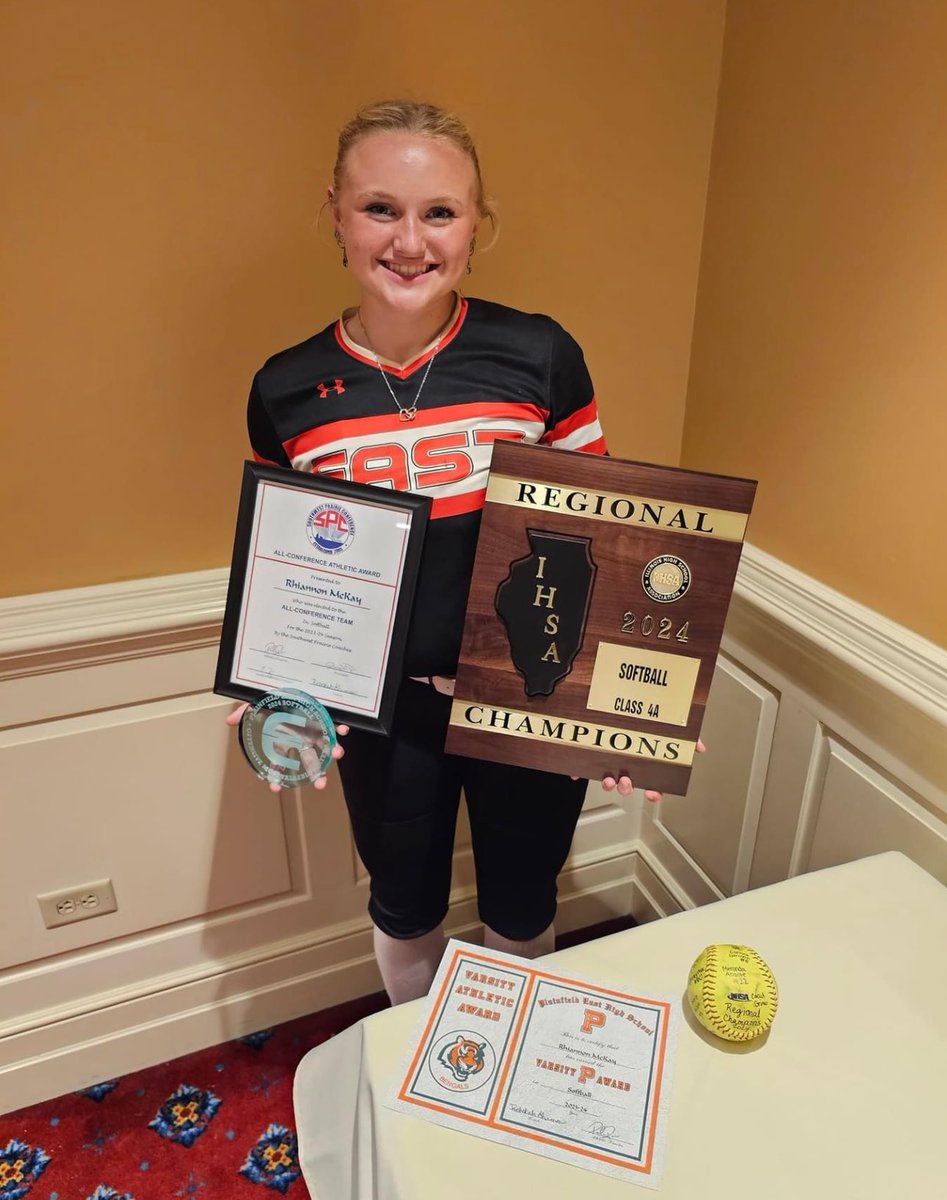 Congratulations to Plainfield East Senior and Indiana Tech commit, Rhi McKay, for finishing out her last high school season with a BANG! 💥🥎🙌🏼

Rhi received All-Conference and the Offensive MVP Award! Her solid numbers are a reflection as to why she was recognized: .386 AVG, 15