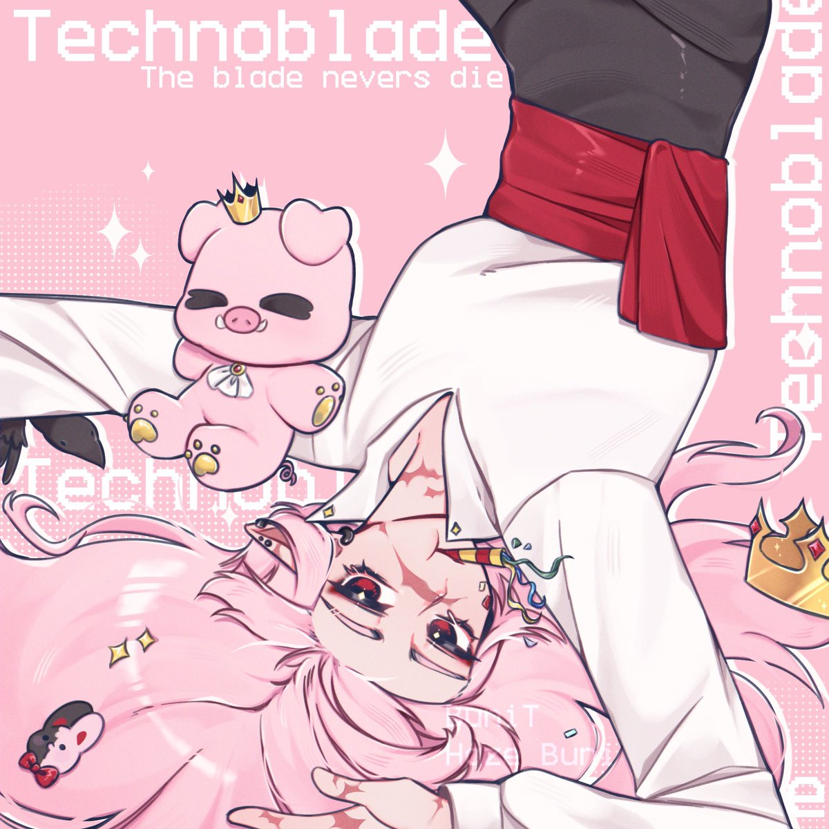 bunnietears's tweet photo. Happy birthday, Technoblade✨

#technotwt #technobladefanart #technoblade https://t.co/0wb0L0A2C0