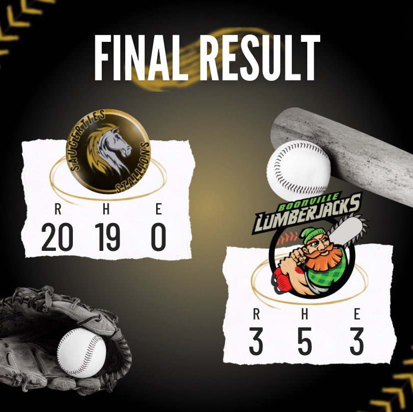 Saugerties Stallions (@pgcblstallions) on Twitter photo Domination in Boonville gives us our second straight win!
<a href="/ethanconrad23/">Ethan Conrad</a> <a href="/bayramhot27/">Bayram Hot</a> and <a href="/MattMcIntire8/">Matthew McIntire</a> all go yard in the win! Domination in Boonville gives us our second straight win!
<a href="/ethanconrad23/">Ethan Conrad</a> <a href="/bayramhot27/">Bayram Hot</a> and <a href="/MattMcIntire8/">Matthew McIntire</a> all go yard in the win!