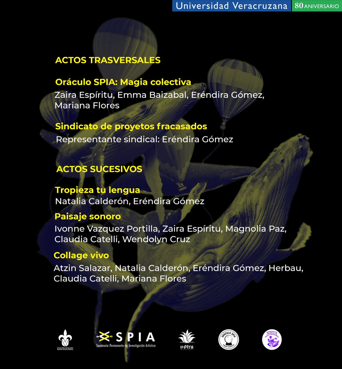 SeminarioSPIA's tweet photo. Después de 9 nueves meses de #MiercolesdeSeminario cerramos el ciclo de #FuturosIMposibles, con #ACTOSSINÉRGICOS 🤸🏻‍♀💫Estamos felices de poder compartir lo que hemos construido durante el periodo sep23 - jun24💛
Lxs invitamos y esperamos con muchísima emoción🐋🎈
📍Xalapa, Ver. https://t.co/IuE5oCic0Q
