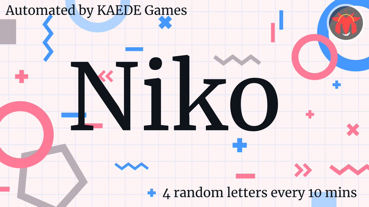4 random letters every 10 mins tweet media