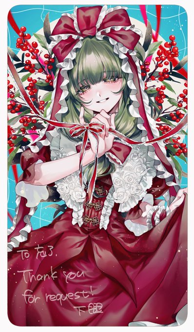 「flower green hair」 illustration images(Latest)