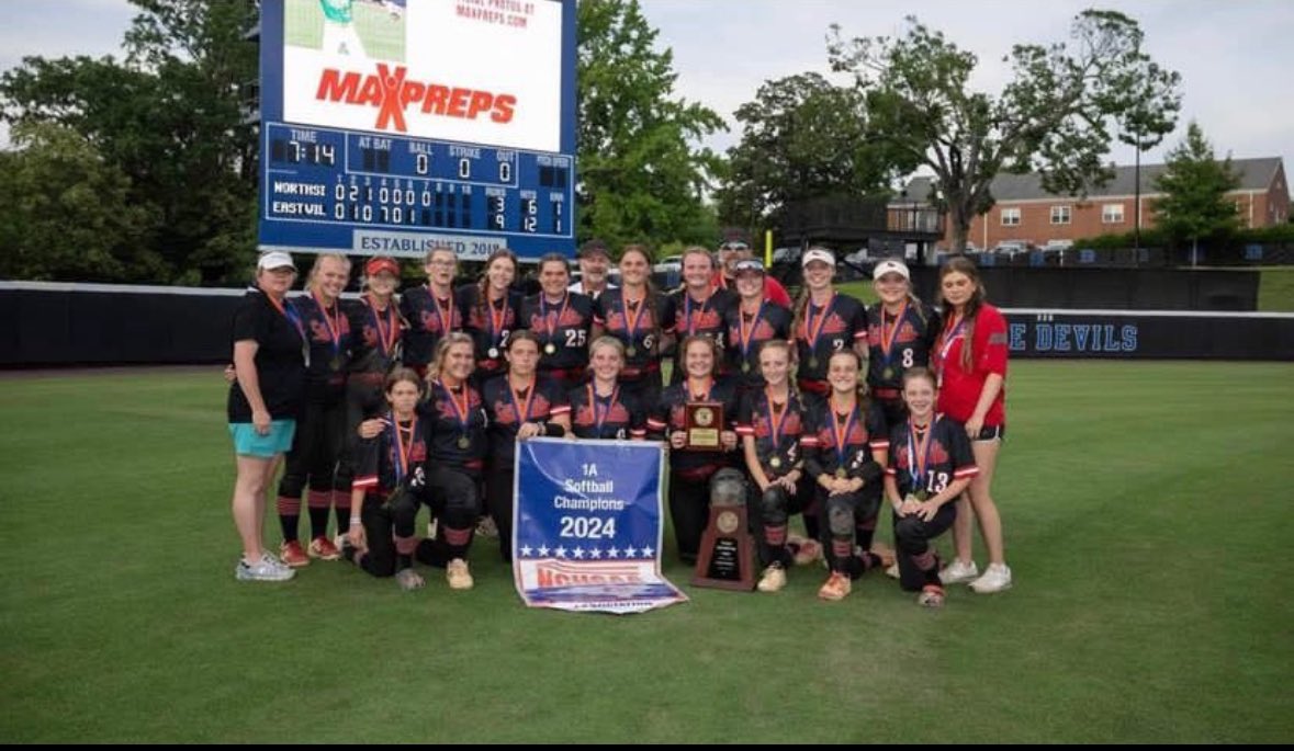 JHutch2024's tweet photo. STATE CHAMPIONS BABY!! i’m so blessed to be apart of this team and go out with a bang! i’m so proud of this team! @eastwilkeshigh @Org_LLG @ewilkessoftball @NCHSAA @HighSchoolOT https://t.co/epaS50aDSU