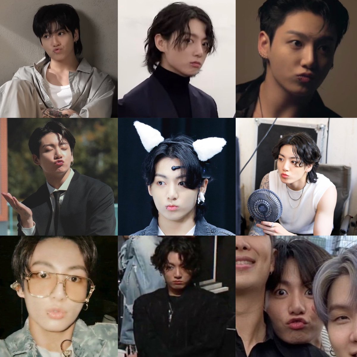 - Jungkook is born pouting 🎀😾

-or jungkook melting our hearts with his cute pout a thread 🧵