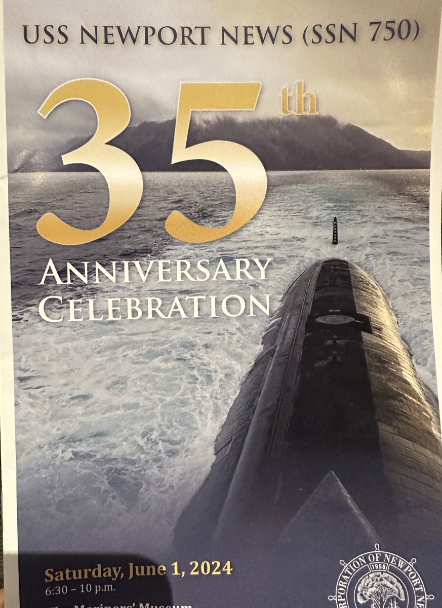 BobbyScott's tweet photo. It was a true pleasure to join Newport News’ elected officials in welcoming the officers and crew of USS Newport News (SSN 750) to the city this weekend for the submarine’s 35th Anniversary Celebration https://t.co/0VqPIG85n2