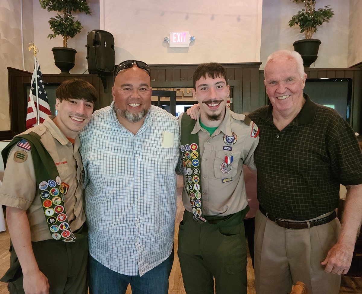 Congratulations <a href="/SRHS_FB/">Southern Regional Football</a> Alums and current <a href="/FDUFootball/">FDU Football</a> players Ryan and Brandon Cubeiro, on their Eagle Scout Achievement. Way to #Finish #LeadAndServe <a href="/ScoreAtTheShore/">Score At The Shore</a> <a href="/Congressman_JVD/">Congressman Jeff Van Drew</a> 
<a href="/RamCampFootball/">Ram Camp</a>