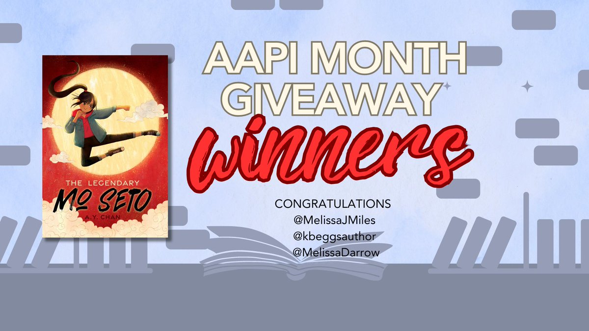 AYChanWrites's tweet image. Thank you to everyone who entered my #AAPIMonth giveaway for 3 hardcover #books of The Legendary Mo Seto! Congrats to @MelissaJMiles @kbeggsauthor &amp;amp; @MelissaDarrow! Please check your inbox for next steps 🎉