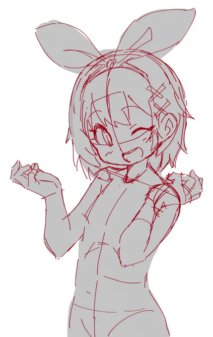 skebのwip時間があるうちにすすめる! 
