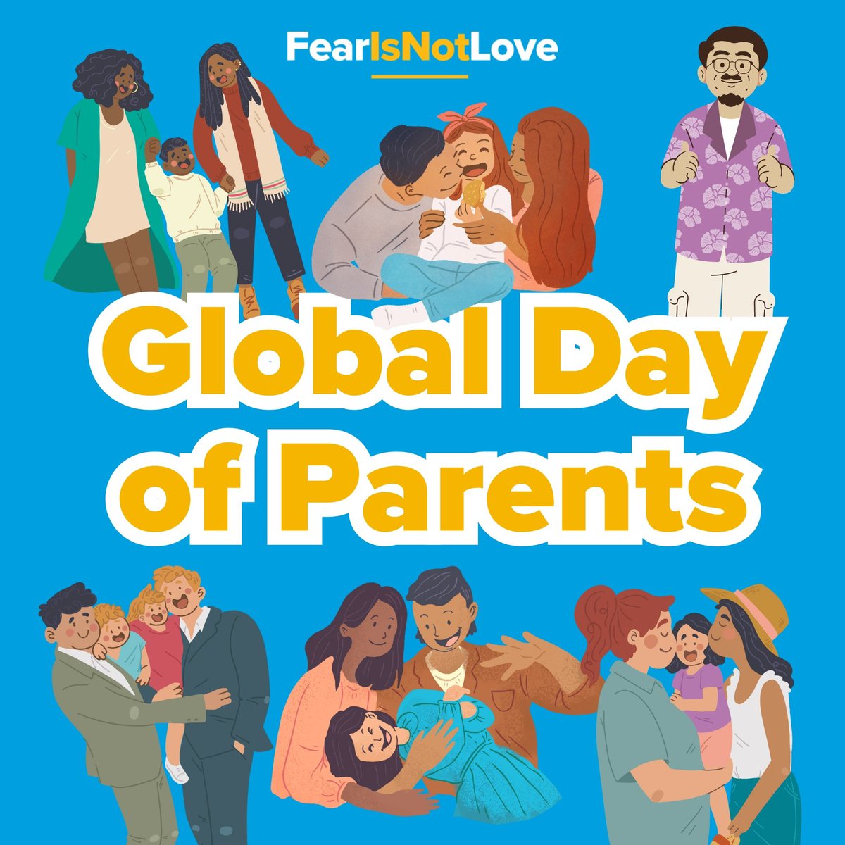 fear_isnotlove's tweet photo. 🏠 Happy Global Parents Day! Today on June 1st, the world celebrates parents of all backgrounds and family dynamics 👩👩👧👦
🌎 Global Parents Day recognizes the role that parents play in nurturing & protecting children
💌 Visit https://t.co/e4qH7Miln5
#FearIsNotLove #GlobalParentsDay https://t.co/8OuCayQgBW