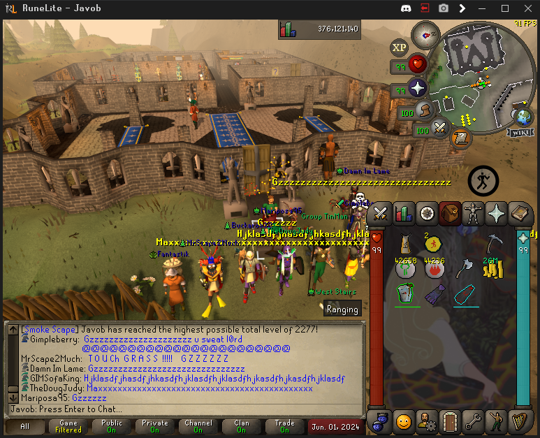 Varlawhore's tweet photo. Ladies and gentlemen, we did it. #OSRS https://t.co/2XDNhGpOVU