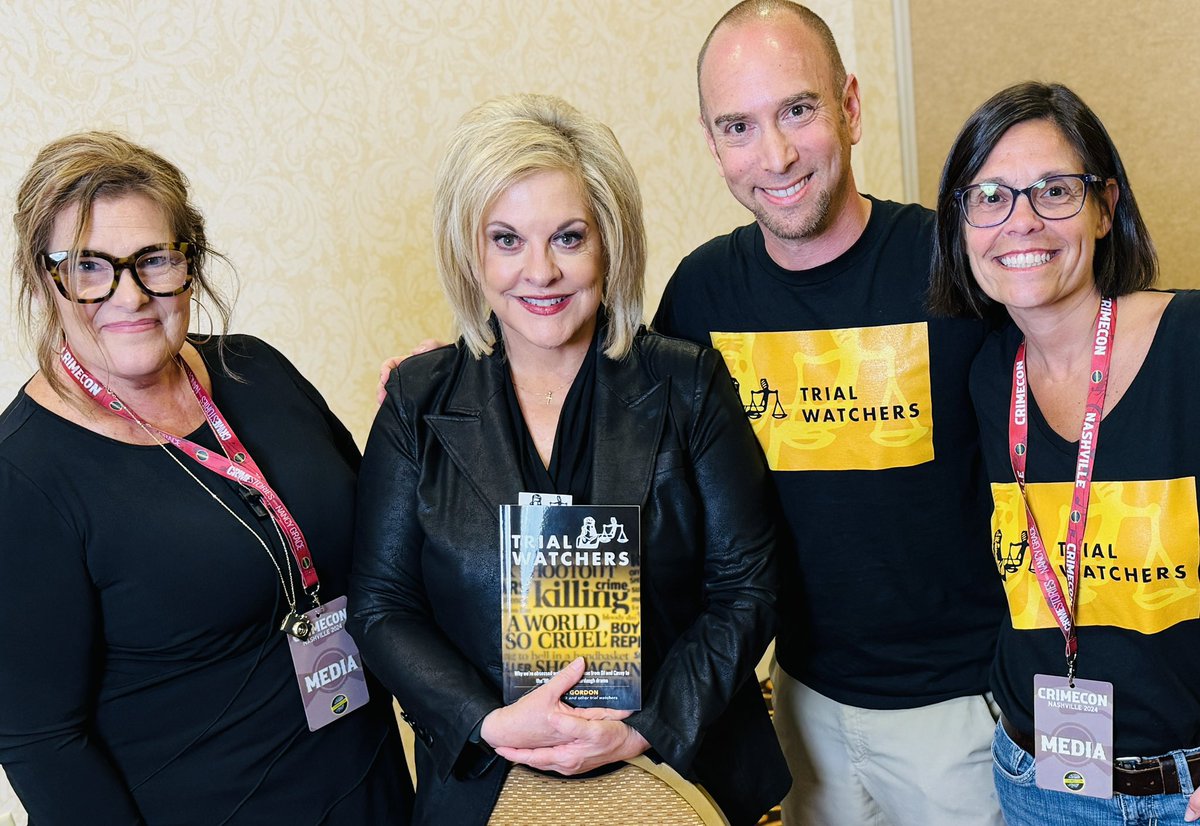 _TrialWatchers_'s tweet photo. No biggie. Just sharing our new book with @NancyGrace!
#truecrime #book #trialwatchers #murdaugh https://t.co/uChWkTquVK