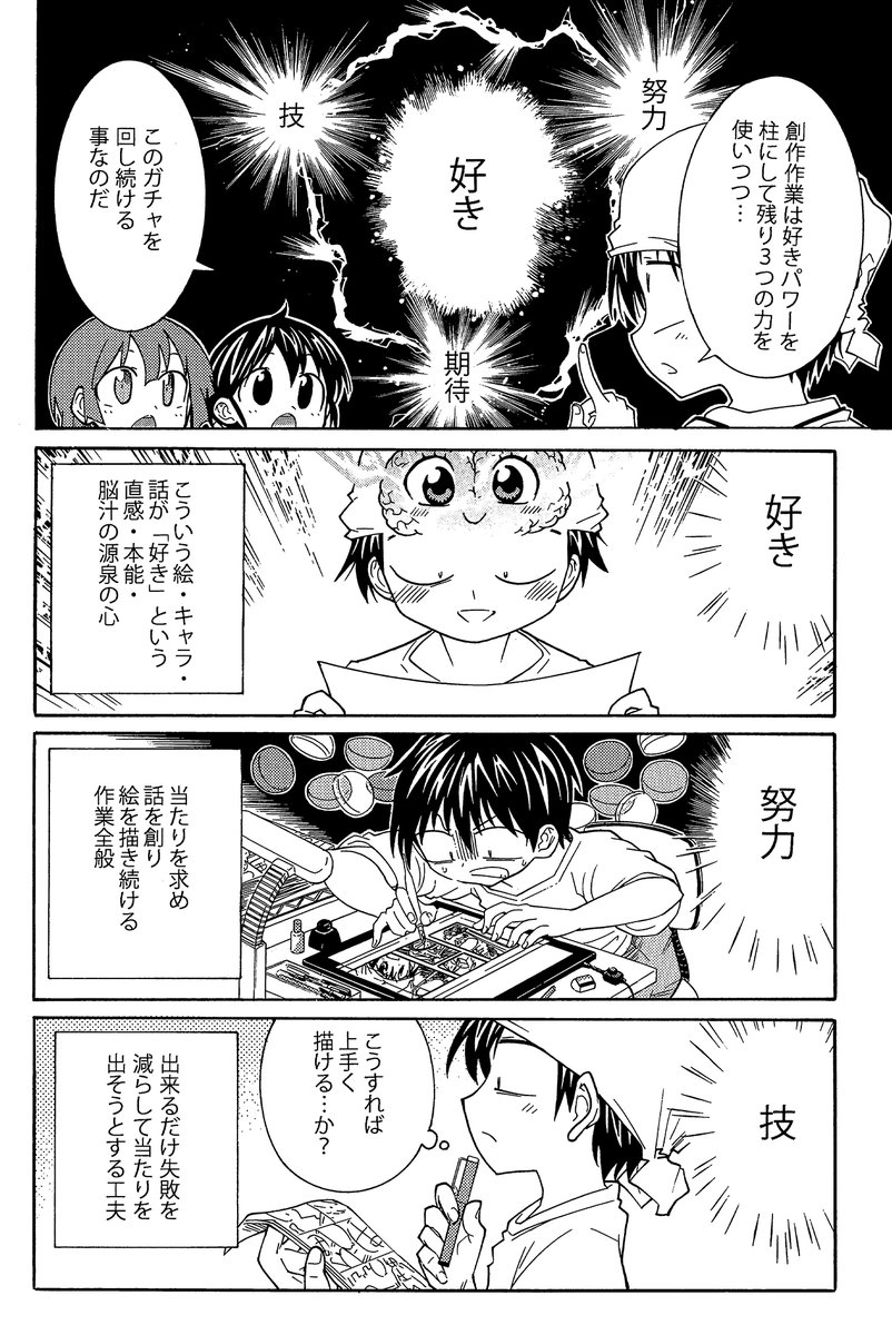 【サボるという概念がなくなる創作中毒状態。その性質と体得方法】(2/3)
創作は自家発電の脳内ガチャである
#漫画の赤本