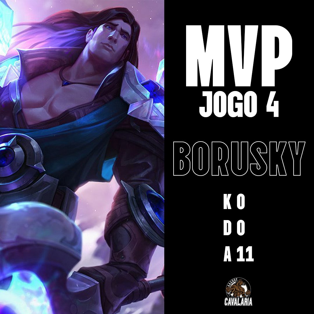 VAMOS DE JOGO 5!

MVP nas mãos do Taric do <a href="/alldarkstars/">serbian brazilian</a>!

O match point começa já já com a tropa no ataque 0-0-11!

#GoCAV #AguentaOCoice