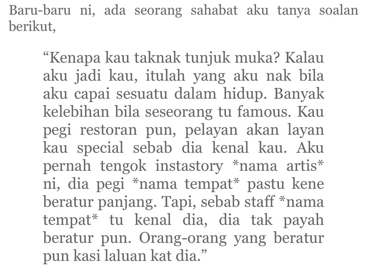 TeacherAininur's tweet photo. Saya tengok ramai yg tertanya-tanya kenapa @itsteme sorok muka. 

Sebenarnya Teme dah pernah tulis dua entry blog pasal ini.

Boleh baca ya, insha Allah korang akan faham kenapa  Teme sorok muka. 

 Jemput baca: 

Part 1:
https://t.co/venQAPyMnY https://t.co/PdhZLb9HjI
