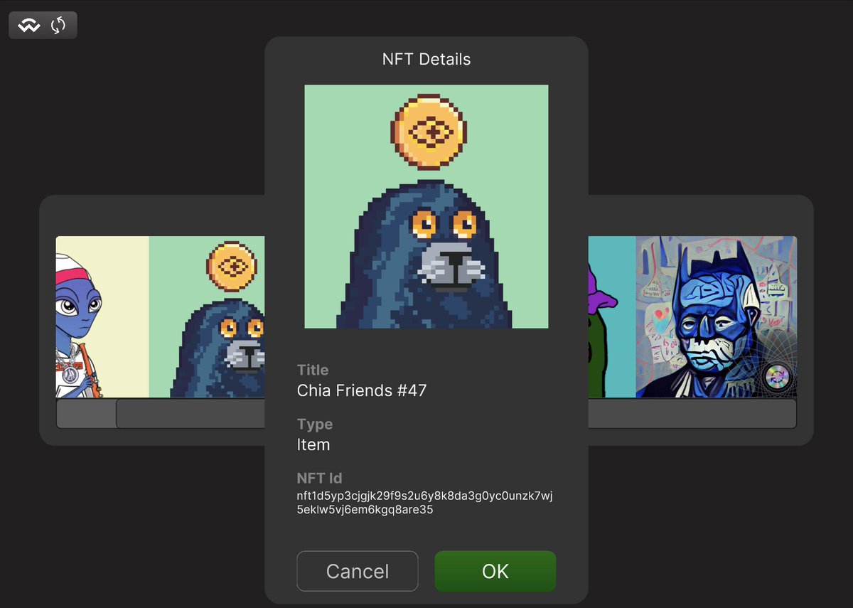 Making exciting progress on my weekend project.

Unity + WebGL + WalletConnect + Chia

<a href="/unity/">Unity</a> <a href="/walletconnect/">WalletConnect</a> <a href="/chia_project/">Chia Network</a> $chia #eth #base #chiafixedit