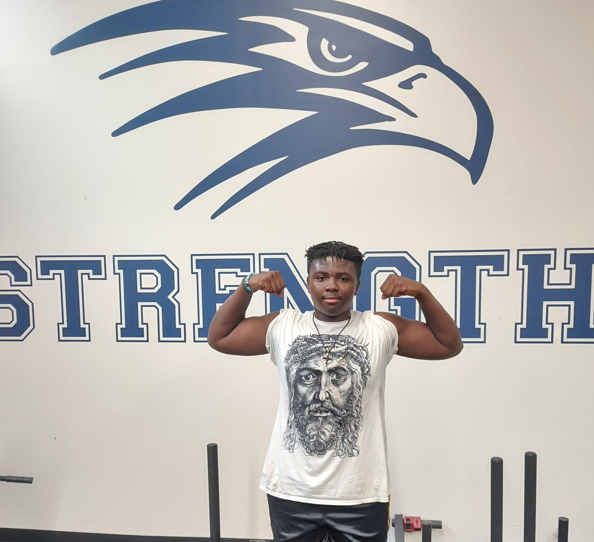 MatthewBarber50's tweet photo. "Be strong and courageous! Do not be afraid or discouraged. For the Lord your God is with you wherever you go"
- Joshua 1:9 🕊️✝️ 
🙏 All Grace to God
I am blessed to say that I will be attending Charlotte Latin School to continue my academic and athletic highschool career. https://t.co/K6290MwKNU